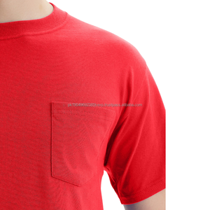 Camiseta Deportiva de Cuello Redondo para Hombre, Tejido de Punto, Transpirable, Diseño Liso, Ajuste Deportivo, 180 Gramos, Estilo Casual Elegante - Product Image 3