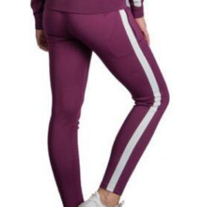 Ensemble de survêtement de sport pour femme 100 % coton, à manches longues, avec capuche ajustée, pour l'entraînement - Product Image 4