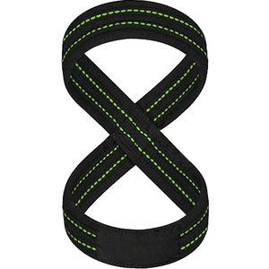 Correa de Levantamiento de Neopreno y Algodón con Forma de Figura 8 - Ligera, Cómoda y con Diámetro Personalizable |   Equipo de Gimnasio Unisex para Levantamiento de Pesas - Product Image 3