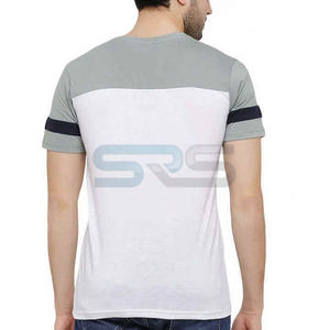 Camisetas de Diseño Moderno para Hombre, 100% Algodón, Corte Holgado, Color Sólido, con Diseño Liso y Logotipo Frontal - Product Image 6