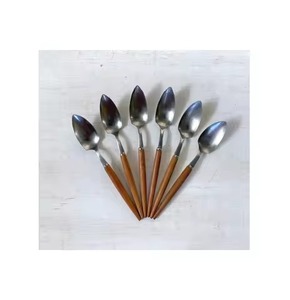 Hotel Supply Metal Coffee Tea Spoon Stainless Steel Sugar Stirring Spoon Dessert Cutlery Dining Table - Product Image 6