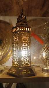 <b>Decor</b> Inspired Handmade Eco-Friendly Metal <b>Moroccan</b> Lantern with Intricate Patterns for Christmas Ambient Mood Lighting - Product Image 3