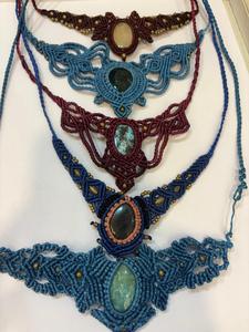 สร้อยคอทำมือชุบทองรูปผีเสื้อหลากหลายแบบพร้อมจี้พลอยธรรมชาติ สไตล์โบโฮ ขายส่งจำนวนมาก - Product Image 2