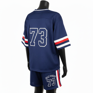 Ensemble short en jersey respirant pour femme, tissu sport léger GSM, panneau contrastant, logo personnalisé, ensembles pour femme, 100% coton - Product Image 5