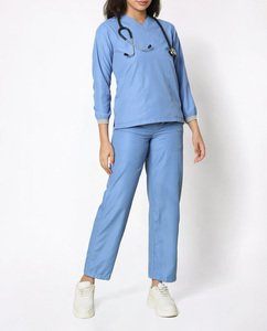 Unisex Nursing Scrubs Sets Hospital Scrub Cleaning <b>Nurse</b> Uniform Fit Wholesale Greys Anatomy Spandex Medical Scrubs Uniforms - Product Image 3