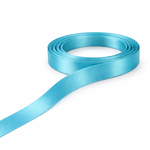 Neelkamal Industries 6mm Blue <b>Thin</b> Satin <b>Ribbon</b> 100% Polyester Shrink-Resistant Single Face Decorative Trim for Craft Gift - Product Image 5