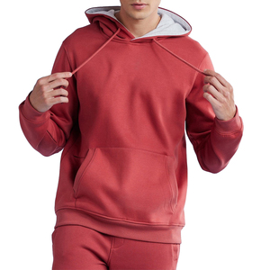 Conjunto Deportivo Moderno con Logotipo Personalizado para Hombre, Sudadera de Felpa, Pantalón de Chándal Liso de Dos Piezas con Dos Bolsillos, Color Negro, Corte Ajustado - Product Image 4