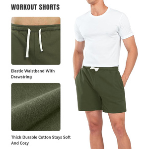 Shorts de sport en coton avec personnalisation de marque, shorts décontractés pour l'entraînement, fabrication OEM au Pakistan, exportation mondiale - Product Image 4