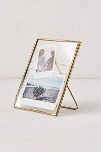 Modern Decorative Metal And Glass <b>Picture</b> <b>Frame</b> for Bedroom Office Shelf and Tabletop Decoration - Product Image 2