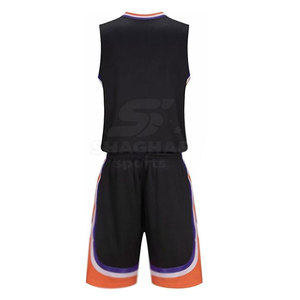 Nouvel uniforme de basket-ball style classique, uniforme de basket-ball à séchage rapide, en vente en ligne - Product Image 2