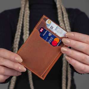 Carteras de Cuero Genuino 100% de Alta Calidad, las Más Vendidas, para Hombre, Hechas a Mano, Estilo Vintage, Delgadas, Bifold, con Bloqueo RFID - Product Image 5