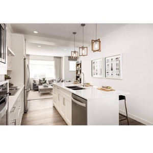 Cuisine modulaire blanche Shaker, fabrication directe, moderne, écologique, garantie 3 ans, luxe, OEM ODM personnalisé, armoires de cuisine CANA - Product Image 6
