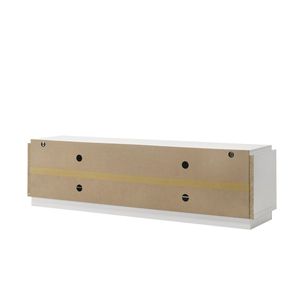 Palmer 70 \ "bianco 4 porte TV Stand elegante e spaziosa soluzione di mobili - Product Image 5