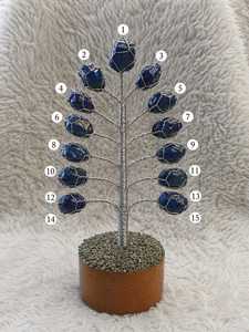 Figurine d'arbre en cristal durable, style art populaire ange, arbres en cristal sculptés pour la décoration de mariage Feng Shui et les objets de collection - Product Image 3