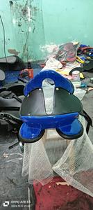 Selle d'entraînement professionnelle légère en cuir pour l'équitation, avec double sangle de ventre, pour l'endurance, usage intérieur, 16 pouces, 5-10 kg - Product Image 2