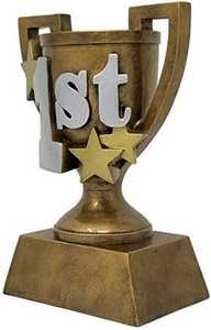 Trofeo Copa de Oro para Ganadores, Acabado Metálico Premium, Premio para Eventos Deportivos, Escolares y Corporativos - Product Image 2