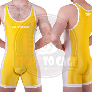 Trajes de Lucha Unisex al por Mayor, Impresos, de Spandex y Poliéster, Transpirables, de Secado Rápido, para Artes Marciales, Cuello Redondo, para Entrenamiento y Competencia - Product Image 4