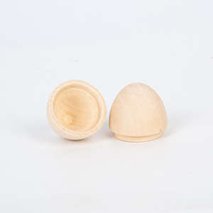 Mesa Multifuncional de Madera de Haya Natural Pulida y Personalizada con Divisiones Huecas para Manualidades de Pascua, Juguetes y Artesanías Festivas - Nuevo Anillo - Product Image 4