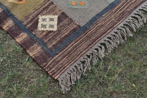 Tapis Kilim en Jute Écologique Tissé à la Main Réversible pour Salon, Bureau et Hôtel – Tapis sur Mesure en Gros - Product Image 2