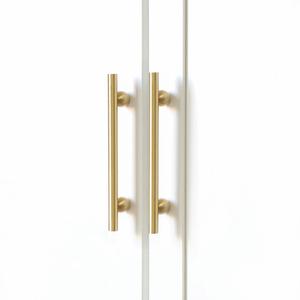 Maxery Premium Solid Brass Satin <b>Gold</b> Cabinet <b>Pulls</b> Luxury Round Ball Base <b>Drawer</b> Handles with Multiple Sizes - Product Image 2