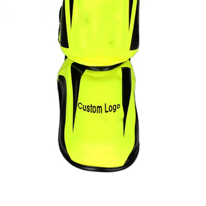 Wholesale Professional Kickboxing Shin Guards Customize Design/logo <b>Boxing</b> Shin Pad Premium Quality MMA Leg Protector Shin Pads - Product Image 3