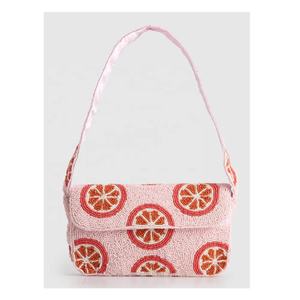 Sac à bandoulière perlé motif étoile de mer pour petits objets personnels, téléphone, clés et autres accessoires – Style estival pour filles - Product Image 4