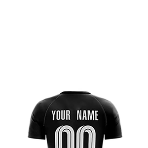 Camiseta de Fútbol Sublimada para Hombre, Cuello en V, Manga Corta, Poliéster que Absorbe la Humedad, Color Degradado, Ropa Deportiva para Todas las Temporadas - Product Image 3