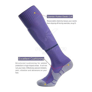 Winter Knitted Breathable Seamless Non-Slip Soccer <b>Socks</b> 100% <b>Wool</b> Cuff for Training Matches and Outdoor Activities - Product Image 4