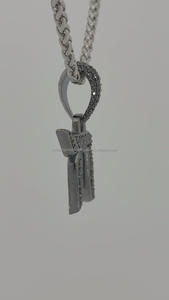 Collar con colgante Chai hebreo de Diamante Negro chapado en oro Vintage, joyería judaica elegante para Bat Mitzvah, otras celebraciones Judías - Product Image 4