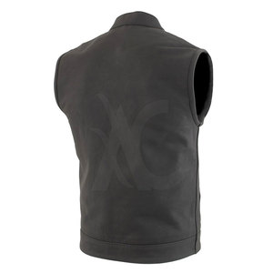 Chaleco de Cuero para Hombre, Prenda Exterior sin Mangas con Estilo, Diseñado para Uso Casual, Viajes, Actividades al Aire Libre y un Estilo de Vida Moderno y Confortable - Product Image 2