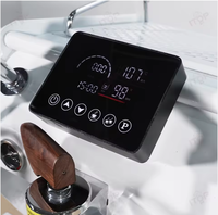 Machine à café expresso professionnelle italienne à 2 groupes certifiée CE ETL RCM pour barista, idéale pour les cafés et les entreprises