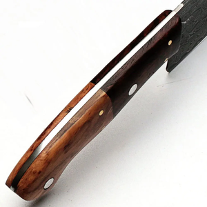 Couteau de Chef Professionnel en Acier Damas Fait Main avec Manche en Bois, Tranchant comme un Rasoir, Couteau de Cuisine, Fournisseur en Gros - Product Image 3