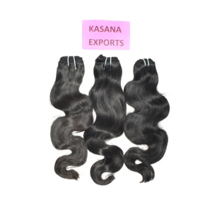 Extensiones de Cabello Humano Remy Indio de Doble Trama - Ondulado y Liso, Corte Recto, Peluca de Encaje Completo 100g, Fácil de Aplicar - Product Image 4