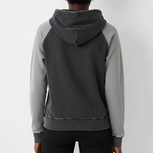 เสื้อฮู้ดไหมพรมผู้หญิงสำหรับฤดูหนาว ผ้าโพลีเอสเตอร์ 100% สวมหัว พิมพ์ลายได้ตามสั่ง ล้างสีแบบแอซิด ใส่สบายๆ สำหรับทุกวัน สินค้ามาใหม่ ปี 2026 - Product Image 3