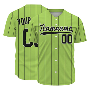 Camiseta de Béisbol Sublimada 2026, Diseño Personalizado con Nombre de Jugador, Manga Corta, Botones Completos, Camiseta de Softbol Personalizada, Proveedor a Bajo Precio - Product Image 2