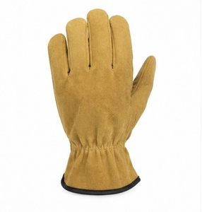 Durable Grain Leather <b>Rigger</b> <b>Gloves</b> Reinforced Cuff Enhanced Grip Heat Resistant Anti-Slip Breathable Flexible Customizable High - Product Image 3