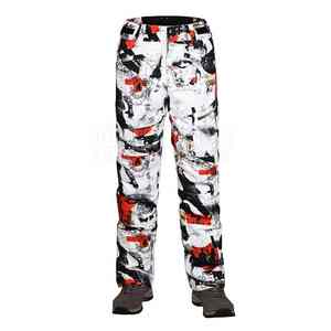 Pantalons de ski pour hommes personnalisés, chauds, coupe-vent et respirants, surdimensionnés, design imprimé par sublimation, style streetwear - Product Image 3