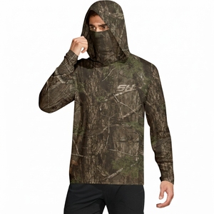 Prix Abordable, Dernier Design, Vente en Gros Personnalisée, Sweat à Capuche de Pêche par Sublimation, Protection UV, Homme, Séchage Rapide - Product Image 1