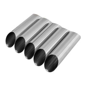 Cannoli Mold 6 Pcs <b>Set</b> Stainless Steel Cannoli Tubes Pastry <b>Baking</b> Tools Dessert Making Molds Reusable Durable - Product Image 3