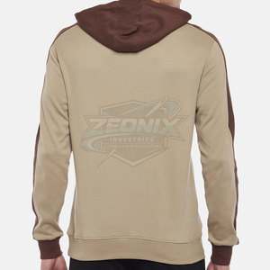 Sudadera con Capucha y Media Cremallera para Hombre, Corte Regular, 100% Algodón, Invierno, Nuevo Diseño 2026, Alta Calidad - Product Image 3