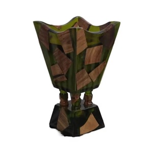 Sam Global Export Luxury Acacia Wood Resin Religious Eco-Friendly Handcrafted Modern <b>Oud</b> Incense <b>Diffuser</b> Customizable Durable - Product Image 1