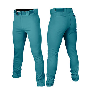 Pantalon de baseball décontracté unisexe personnalisé de haute qualité, respirant, avec logo imprimé par transfert thermique sur le devant, confortable, vente en gros - Product Image 3