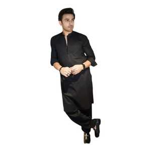 Vêtements pour hommes à la mode, salwar kameez, vêtements indiens et pakistanais, tenue ethnique à manches longues, qualité supérieure - Product Image 1