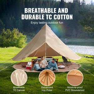 Tenda Yurt BC 4 Stagioni Traspirante da 6m/19.68ft per Campeggio, Capacità 10 Persone, con Foro per Stufa - Product Image 2