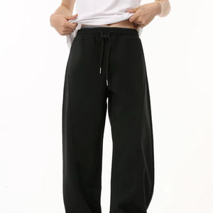 Pantalon de survêtement homme surdimensionné et ample, coupe large, personnalisé, délavé à l'acide, 380 g/m², uni - Product Image 1