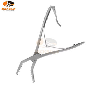 Pinces à os courbées latéralement 21 cm / 8 po, instruments chirurgicaux orthopédiques, fixation des fractures, haute qualité - Product Image 2