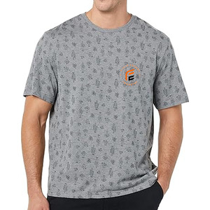 T-shirts unisexes en gros de haute qualité 180 g/m² 100 % coton avec impression de logo personnalisé, col rond, grandes tailles pour hommes, séchage rapide, pour l'extérieur - Product Image 1