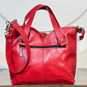Bolso de Hombro de Cuero Repujado con Pelo de Vaca Estilo Western Hecho a Mano, Bolsos Tote de Diseño de Boutique de Moda con Estampado de Corazón y Correa Ajustable - Product Image 6