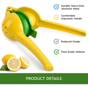 Spremiagrumi Manuale 2-in-1 in Metallo per Limoni e Lime, Confezione in Scatola, MOQ 100 Pezzi, Solo Spedizione UPS - Product Image 6