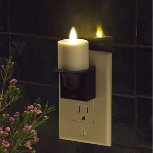 ที่วางเทียนพลาสติกทรงสี่เหลี่ยมแบบไฟฟ้า ไฟ LED ไร้เปลวไฟ ตกแต่งบ้าน ขายส่ง - Product Image 1
